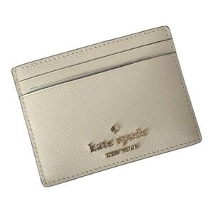 Kate Spade NWT - New York Yellow Cream Saffiano Card Holder.